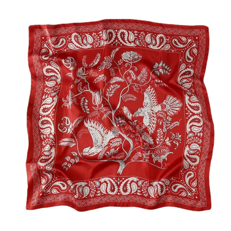 Silk/Satin/Paisley Head Bandana/Scarf