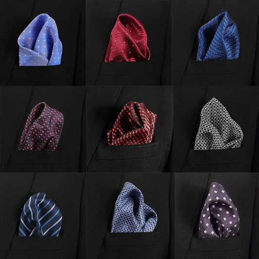 Men's Business Suit Pocket Square Accessories 22cm*22cm