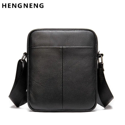 Men's Solid Small Casual Crossbody Bag