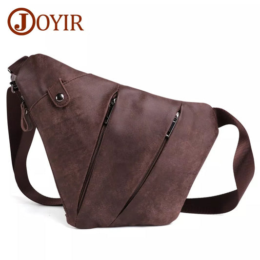 JOYIR Vintage High Quality Genuine Leather Men Messenger/Crossbody Bag