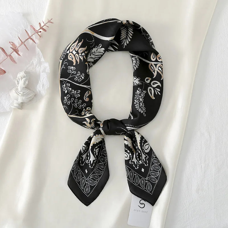 Silk/Satin/Paisley Head Bandana/Scarf