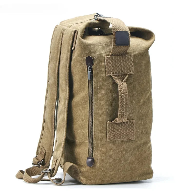 Large Capacity Rucksack Man Travel Bag Mountaineering Backpack Male Luggage Canvas Bucket Shoulder Bags for Boys Men Backpacks