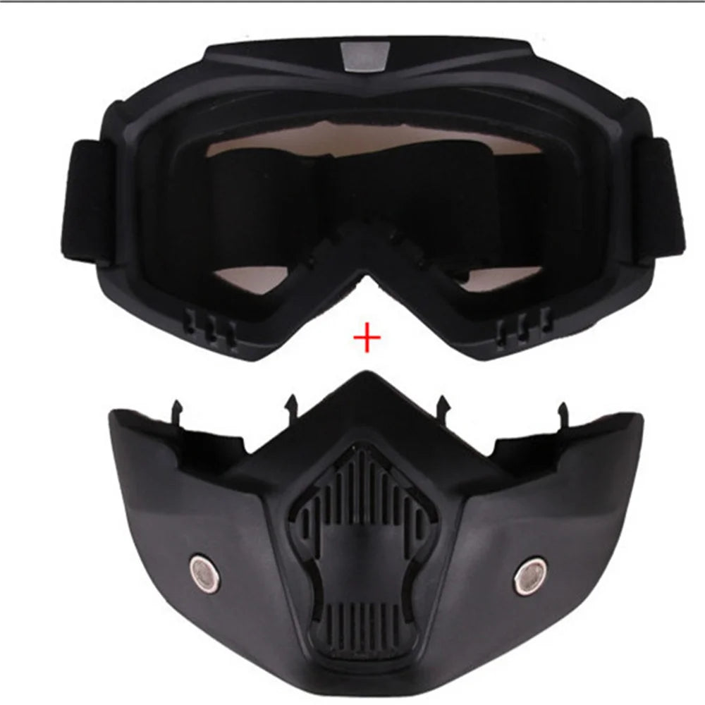 Adjustable  Motocross Motorcycle Goggles Breathable Full Face Protective Mask