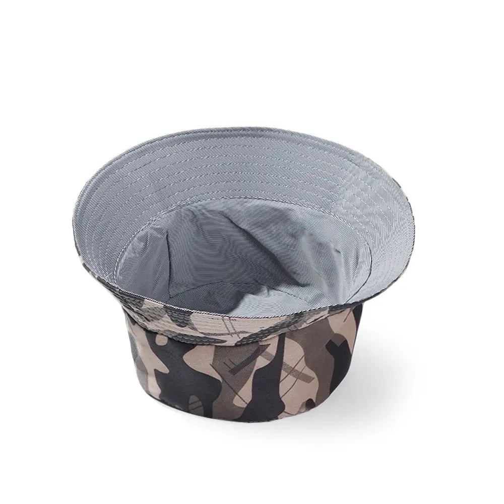 Camouflage Bucket Hat Wide Brim