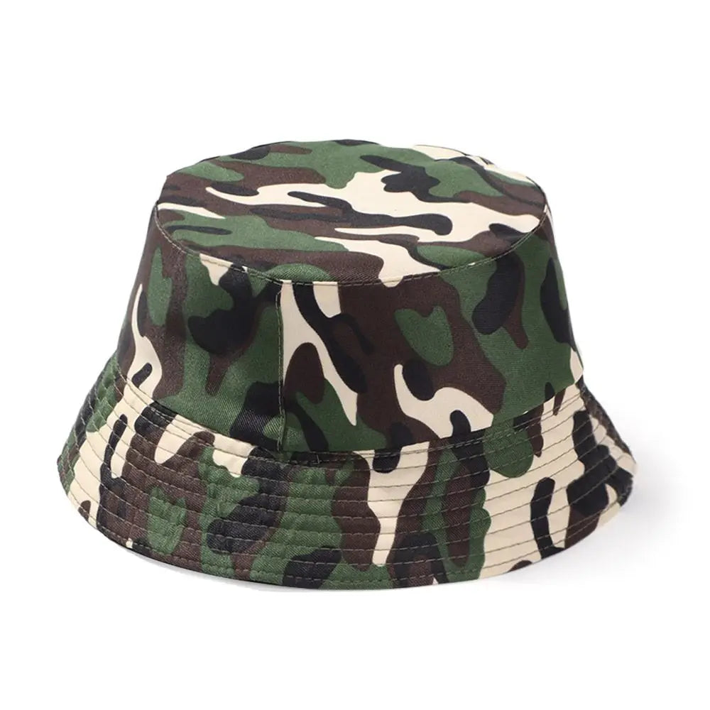 Camouflage Bucket Hat Wide Brim