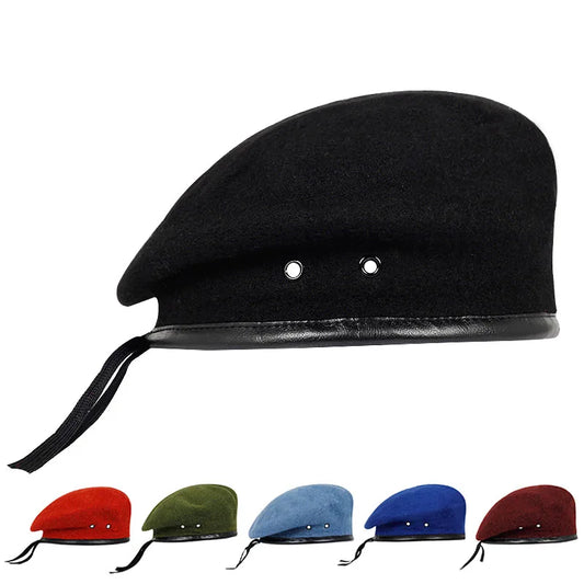 Mens Solid Color Beret