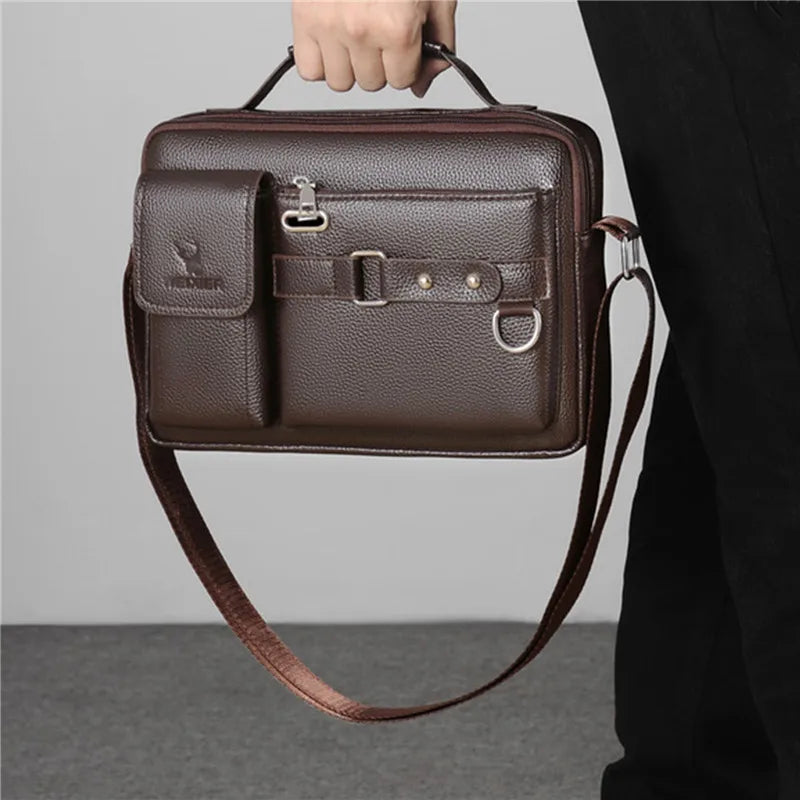 Men Fashion PU Leather Business Handbag/Messenger Bags