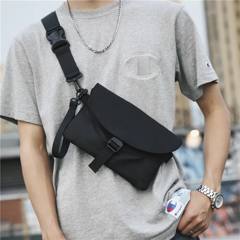 Solid Color Waterproof Men Fashion Shoulder Bag/Messenger Bag