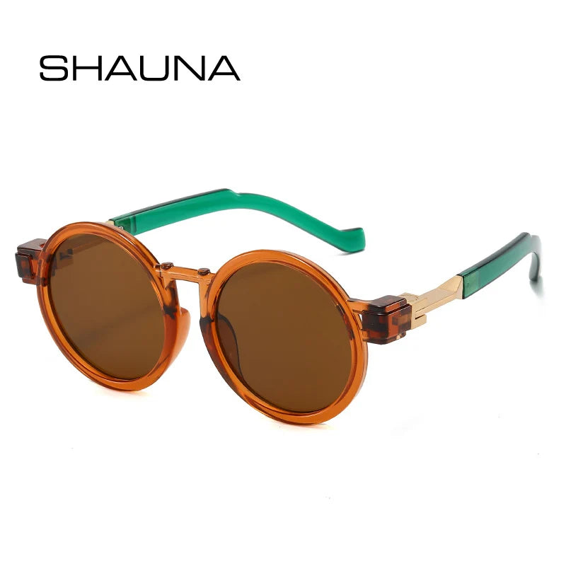 Fashion Round Sunglasses Retro Brand Designer Shades UV400