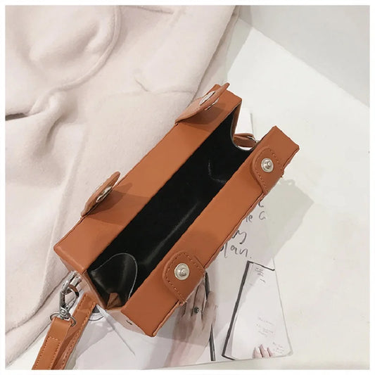 Box Design Small Crossbody Bag