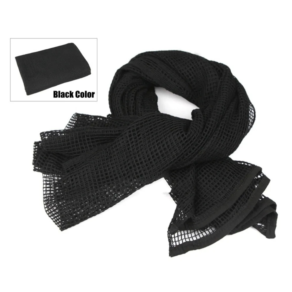 Camouflage Outdoor Scarf Tactical Mesh Breathable