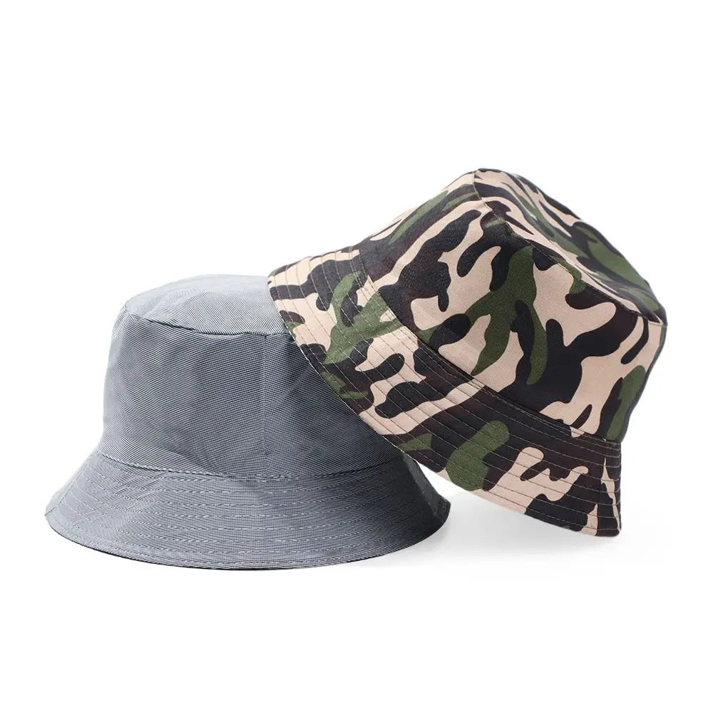 Camouflage Bucket Hat Wide Brim